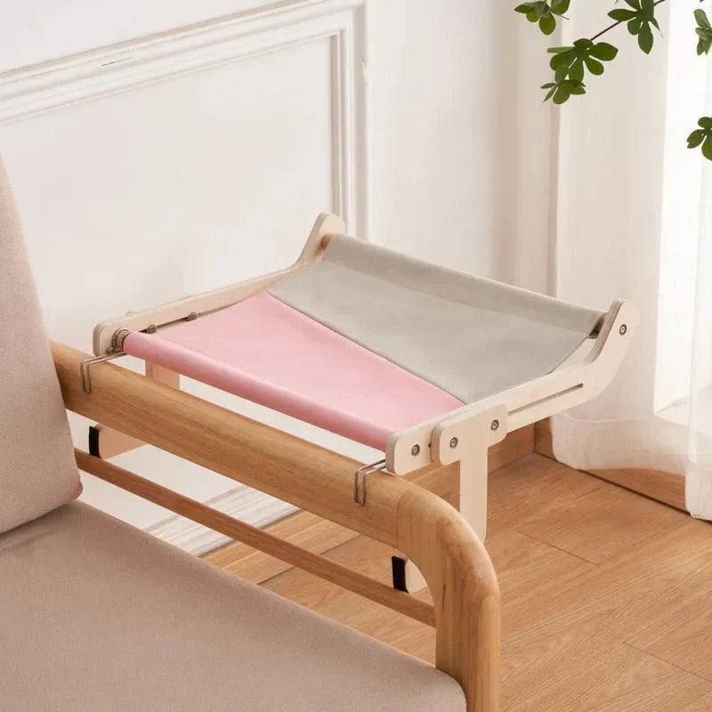 Hamac Chat - CatHammock™ - Rose & Gris - Amour du chat